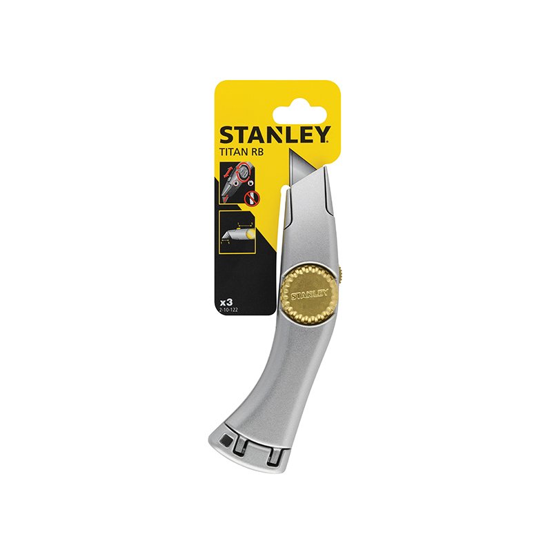 STANLEY - Retractable Blade Heavy-Duty Titan Trimming Knife | IMS