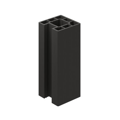 Ecoscape Clarity - 3m Charcoal Composite End Fence Post Ecoscape Clarity - 3m Charcoal Composite End Fence Post