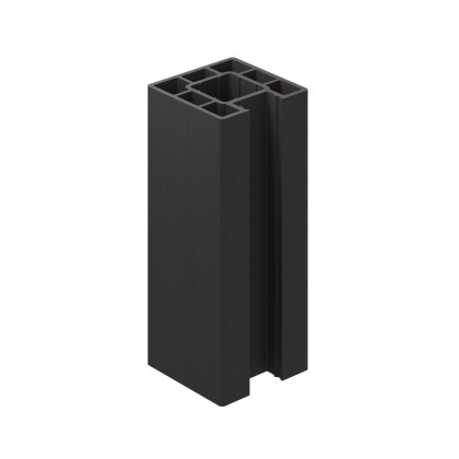 Ecoscape Clarity - 3m Charcoal Composite End Fence Post Ecoscape Clarity - 3m Charcoal Composite End Fence Post