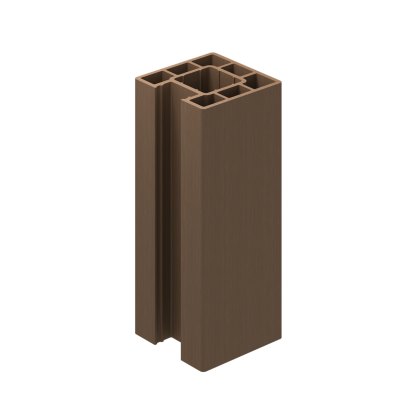 Ecoscape Clarity - 3m Walnut Composite End Fence Post Ecoscape Clarity - 3m Walnut Composite End Fence Post
