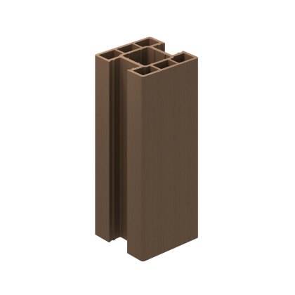 Ecoscape Clarity - 3m Walnut Composite Inter Fence Post Ecoscape Clarity - 3m Walnut Composite Inter Fence Post