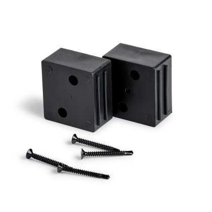Ecoscape Clarity - Pair of Plastic Bottom Holders with Screws Ecoscape Clarity - Pair of Plastic Bottom Holders with Screws