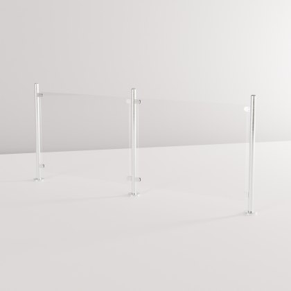 Pre-Assembled Glass Balustrade Round End Post with Radiused End Cap Pre-Assembled Glass Balustrade Round End Post with Radiused End Cap
