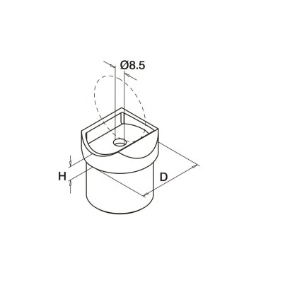 Eazypost Upright Tube Saddle Eazypost Upright Tube Saddle