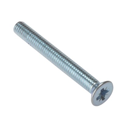 ForgeFix - Machine Screw Pozi Compatible CSK ZP M6 x 40mm Bag 25 ForgeFix - Machine Screw Pozi Compatible CSK ZP M6 x 40mm Bag 25