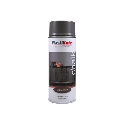 PlastiKote - Chalk Finish Spray Caffe Espresso 400ml PlastiKote - Chalk Finish Spray Caffe Espresso 400ml