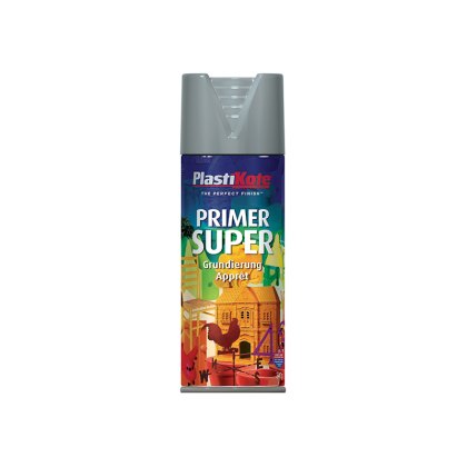 PlastiKote - Super Spray Primer Grey 400ml PlastiKote - Super Spray Primer Grey 400ml