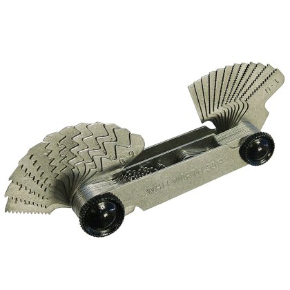 Faithfull - Screw Pitch Gauge 52 Metric Whitworth Faithfull - Screw Pitch Gauge 52 Metric Whitworth