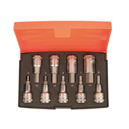 Bahco - S9HEX 1/2in Drive Socket Set, 9 Piece Bahco - S9HEX 1/2in Drive Socket Set, 9 Piece