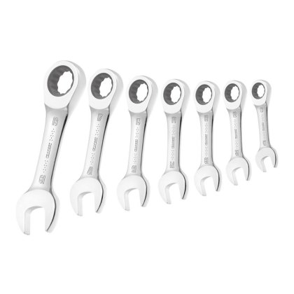 Expert - Stubby Ratchet Spanner Set, 7 Piece Expert - Stubby Ratchet Spanner Set, 7 Piece