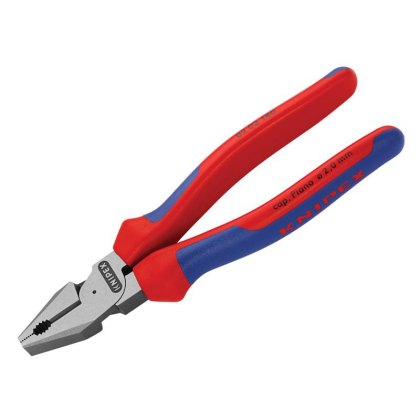Knipex - 02 02 Series High Leverage Combination Pliers, Multi-Component Grip Knipex - 02 02 Series High Leverage Combination Pliers, Multi-Component Grip