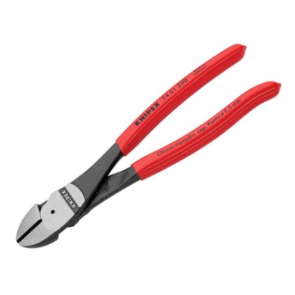 Knipex - High Leverage Diagonal Cutters PVC Grip 200mm Knipex - High Leverage Diagonal Cutters PVC Grip 200mm
