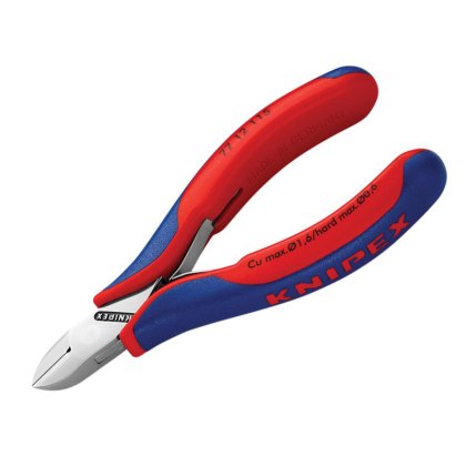Knipex - Electronics Diagonal Cut Pliers - Round Bevelled 115mm Knipex - Electronics Diagonal Cut Pliers - Round Bevelled 115mm