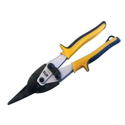 Bahco - MA421 Yellow/Blue Aviation Compound Snips Straight Cut 250mm (10in) Bahco - MA421 Yellow/Blue Aviation Compound Snips Straight Cut 250mm (10in)