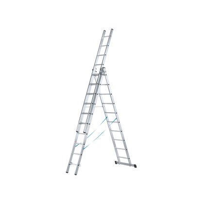 Zarges - Skymaster Trade Combination Ladder 3-Part 3 x 7 Rungs Zarges - Skymaster Trade Combination Ladder 3-Part 3 x 7 Rungs