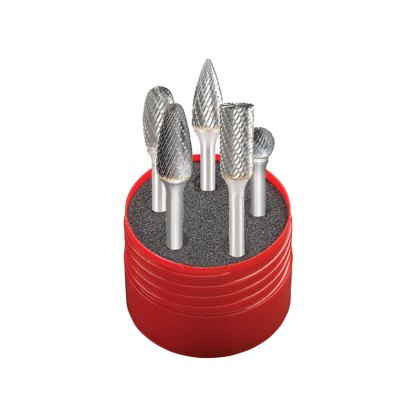 Dormer - Solid Carbide Rotary Burr Cylindrical Set 5 Piece Dormer - Solid Carbide Rotary Burr Cylindrical Set 5 Piece