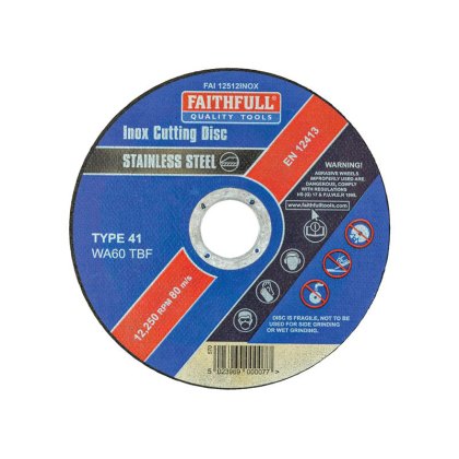 Faithfull - Inox Cutting Disc Faithfull - Inox Cutting Disc