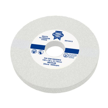 Faithfull - General Purpose Grinding Wheels White Aluminium Oxide Faithfull - General Purpose Grinding Wheels White Aluminium Oxide