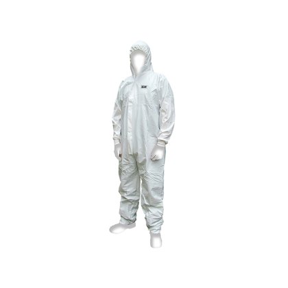 Scan - Chemical Splash Resistant Disposable Coverall White Type 5/6 M (36-39in) Scan - Chemical Splash Resistant Disposable Coverall White Type 5/6 M (36-39in)