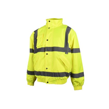 Scan - Hi-Vis Yellow Bomber Jacket - L (44in) Scan - Hi-Vis Yellow Bomber Jacket - L (44in)
