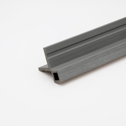 EazyClad 5S - Anthracite Composite Slatted Cladding Corner Trim EazyClad 5S - Anthracite Composite Slatted Cladding Corner Trim