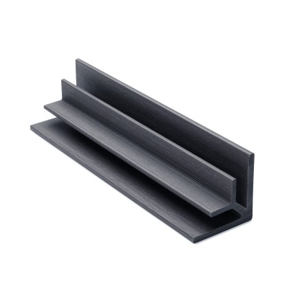 Ecoscape Forma - Argent Internal Corner Composite Cladding Trim Ecoscape Forma - Argent Internal Corner Composite Cladding Trim