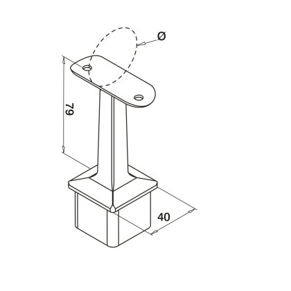 Eazysquare Stem With Fixed Saddle Eazysquare Stem With Fixed Saddle