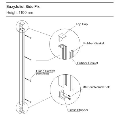 Juliet Balcony Kits - Balustrade & Handrails | IMS