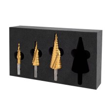 HMT VersaDrive Step Drill Bit Set: 12, 22, 30mm HMT VersaDrive Step Drill Bit Set: 12, 22, 30mm