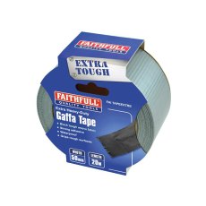 Faithfull - Extra Heavy-Duty Gaffa Tape 50mm x 20m Black Faithfull - Extra Heavy-Duty Gaffa Tape 50mm x 20m Black