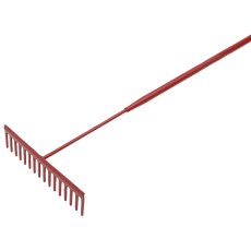 Faithfull - Asphalt Rake 16 Flat Teeth - Tubular Steel Shaft Faithfull - Asphalt Rake 16 Flat Teeth - Tubular Steel Shaft