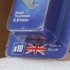 Faithfull - Heavy-Duty Hooked Trimming Knife Blades (Pack 10) Faithfull - Heavy-Duty Hooked Trimming Knife Blades (Pack 10)