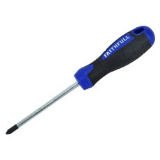 Faithfull - Soft Grip Screwdriver Phillips Tip PH2 x 100mm Faithfull - Soft Grip Screwdriver Phillips Tip PH2 x 100mm
