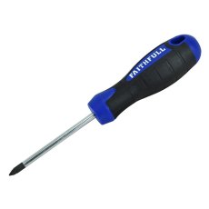 Faithfull - Soft Grip Screwdriver, Pozidriv Faithfull - Soft Grip Screwdriver, Pozidriv