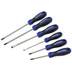 Faithfull - Boxed Soft Grip Screwdriver Set, 6 Piece Faithfull - Boxed Soft Grip Screwdriver Set, 6 Piece