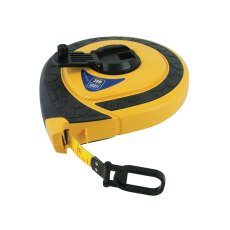 Faithfull - Fully Enclosed ABS Fibreglass Long Tape 30m/100ft (Width 15mm) Faithfull - Fully Enclosed ABS Fibreglass Long Tape 30m/100ft (Width 15mm)