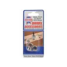 Faithfull - Dowel Drill Stops 6, 8 & 10mm Faithfull - Dowel Drill Stops 6, 8 & 10mm