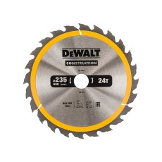 DEWALT - Portable Construction Circular Saw Blade 235 x 30mm x 24T DEWALT - Portable Construction Circular Saw Blade 235 x 30mm x 24T