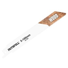 Faithfull - HCS Wood Cutting Sabre Saw Blades Faithfull - HCS Wood Cutting Sabre Saw Blades