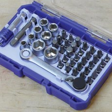 Faithfull - Screwdriver Bit & Socket Set, 42 Piece Faithfull - Screwdriver Bit & Socket Set, 42 Piece