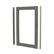 DuraPost® Aluminium Gate Frame - Olive Grey DuraPost® Aluminium Gate Frame - Olive Grey