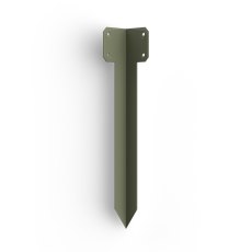 FENCEMATE® Sleeper Pin Corner Bracket 365 x 2mm - Olive Grey FENCEMATE® Sleeper Pin Corner Bracket 365 x 2mm - Olive Grey
