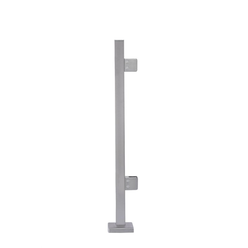 BM Architectural Pre-Assembled Glass Balustrade Square End Post with End Cap