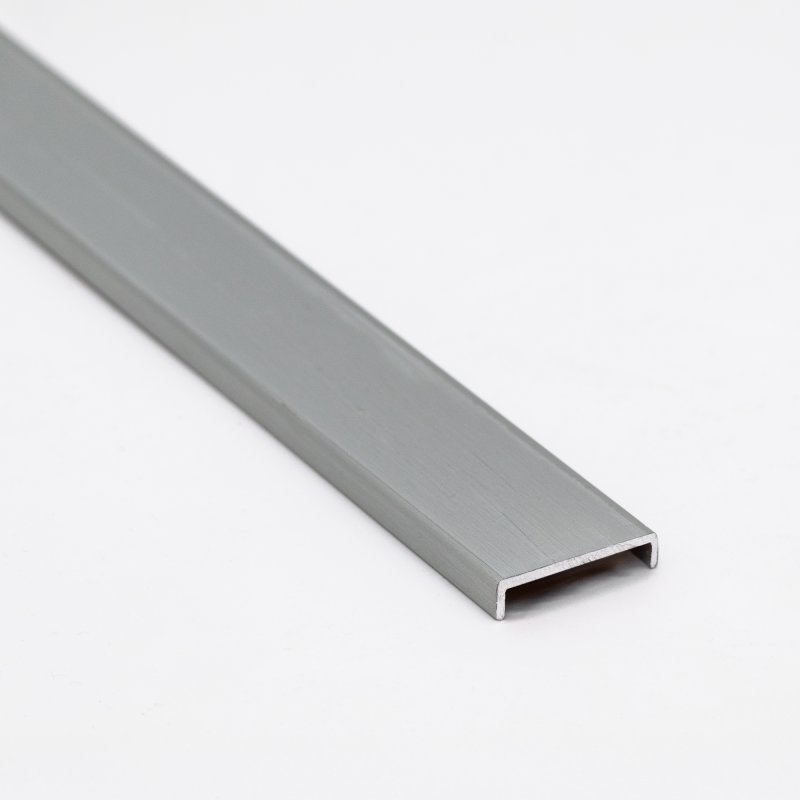 BM Architectural 6m Aluminium Glass Capping Rail to suit 21.5mm Glass