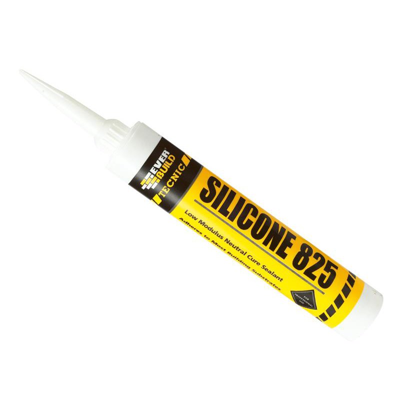 Everbuild Sika - 825 Tecnic Silicone 380ml Anthracite