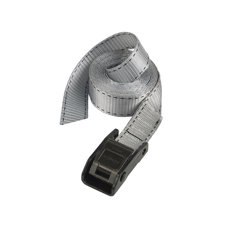 Master Lock - Lashing Strap with Metal Buckle, Grey 5m 150kg (Single)