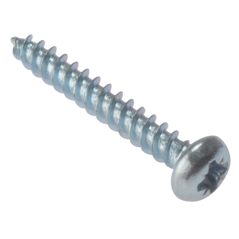 1.1/4in x 8 (Box 100) ForgeFix - General Purpose Screws, Pozi, RH, ZP