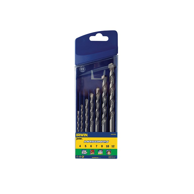 IRWIN? - Masonry Drill Bit Set, 7 Piece