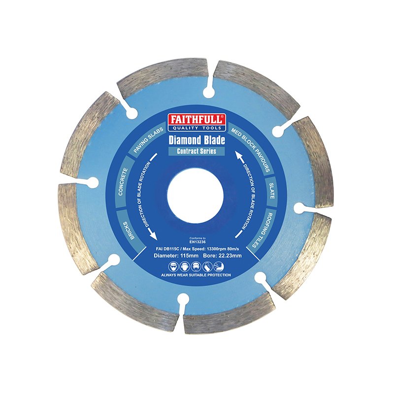 Faithfull - Contract Diamond Blade 115 x 22.2mm