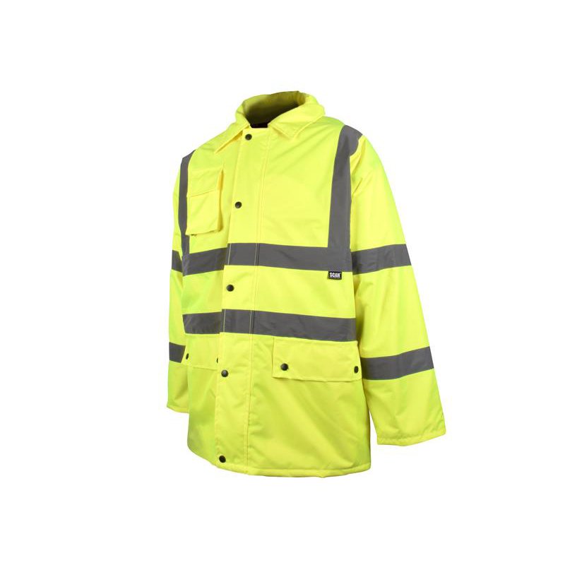 L (44in) Scan - Hi-Vis Motorway Jacket Yellow